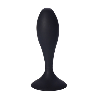 Il sesso anale del silicone del drop shipping gioca l'insieme anale della spina del massaggiatore di progettazione della goccia di acqua della spina anale nera di estremità