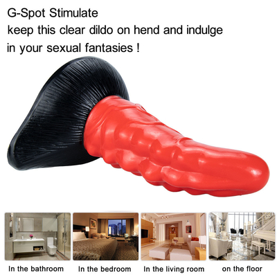 Sex Gigante cane dildo colorato Dinosauro Scale pene con suczione Tazza Sex Toys per donne silicone grande pene animale enorme di