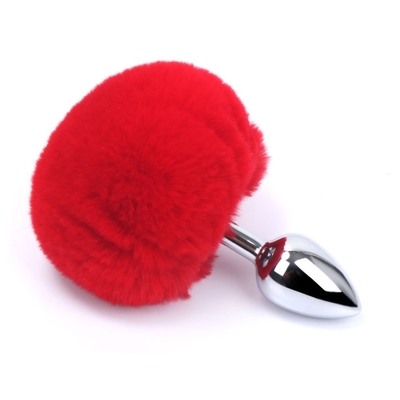 Diversi Colori Metallici Sex Toys Plug Anale Con Coniglietta
