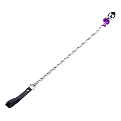Giocattoli di sesso anale chiusura culo in acciaio inossidabile cristallo 3pcs Set metallo chiusura anale con campana