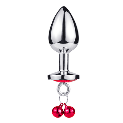 Giocattoli di sesso anale chiusura culo in acciaio inossidabile cristallo 3pcs Set metallo chiusura anale con campana
