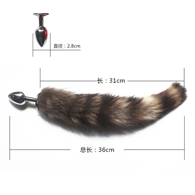 Indossabile Comodo Anal Plug giocattoli Silicone Fox Tail Anal Plug Tail Anal Toys Donne