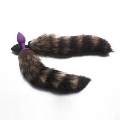 Indossabile Comodo Anal Plug giocattoli Silicone Fox Tail Anal Plug Tail Anal Toys Donne