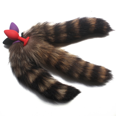 Indossabile Comodo Anal Plug giocattoli Silicone Fox Tail Anal Plug Tail Anal Toys Donne