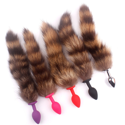 Indossabile Comodo Anal Plug giocattoli Silicone Fox Tail Anal Plug Tail Anal Toys Donne