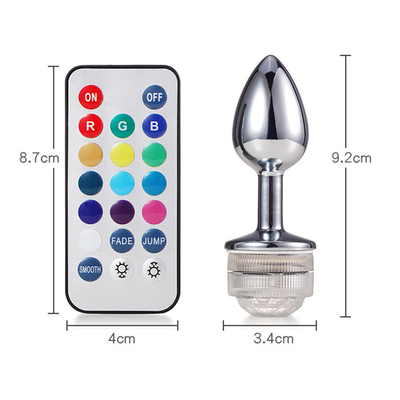 Cambiamento di colore Anus ingrandimento del sedere anale Collegamento anal con il telecomando Anal illuminato Collegamento anale Collegamento anale con luci a led