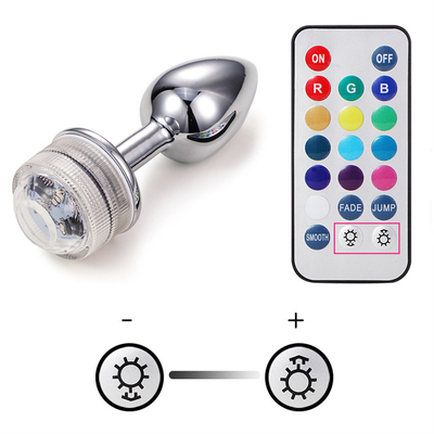 Cambiamento di colore Anus ingrandimento del sedere anale Collegamento anal con il telecomando Anal illuminato Collegamento anale Collegamento anale con luci a led