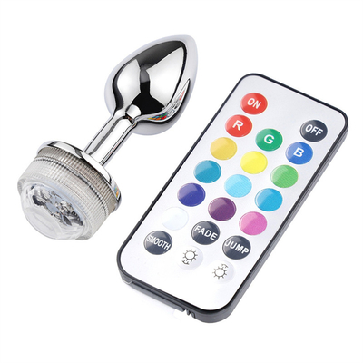 Cambiamento di colore Anus ingrandimento del sedere anale Collegamento anal con il telecomando Anal illuminato Collegamento anale Collegamento anale con luci a led