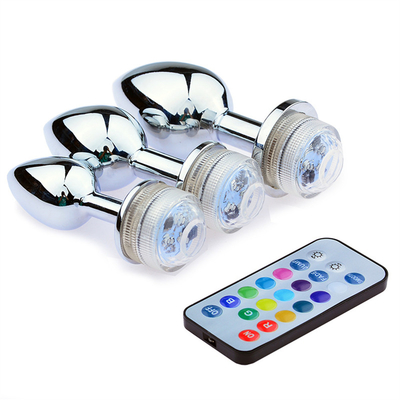 Cambiamento di colore Anus ingrandimento del sedere anale Collegamento anal con il telecomando Anal illuminato Collegamento anale Collegamento anale con luci a led