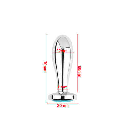 Black Hot Metal Anal Plug Per Donne culo e vagina Sex Toys
