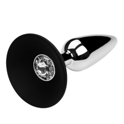Chiusurabile Butt Plug Acciaio inossidabile Diamante Argento Cristallo Gioielli Vagina Sex Toys Filtro Metallico Plug Anale Set Per Adulti