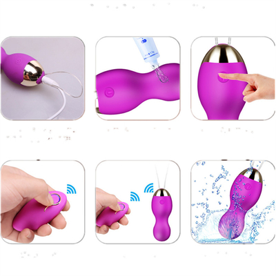 Vibratore giocattolo sessuale di silicone massaggiatore femminile