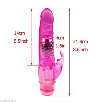 Glance di coniglio Vibratore del punto G Vibratore femminile Dispositivo di vibrazione di silicone Vibratore di dildo