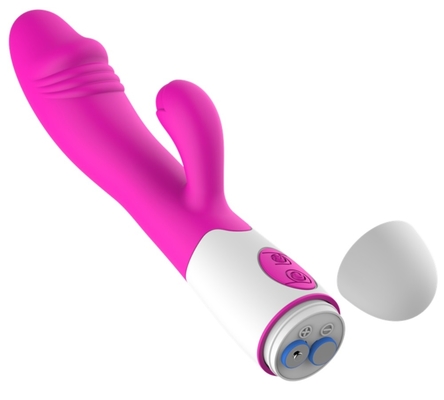 Hot Sell G Spot Dildo Forma Rosa Vibratore Sex Toys per Donne