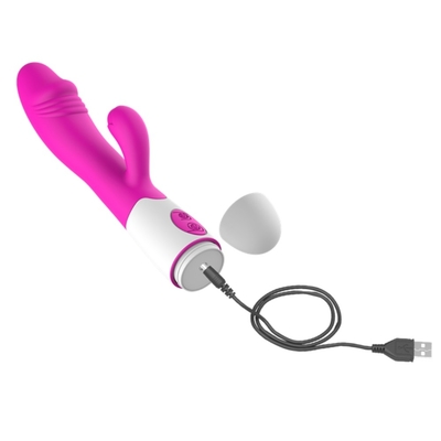 Hot Sell G Spot Dildo Forma Rosa Vibratore Sex Toys per Donne