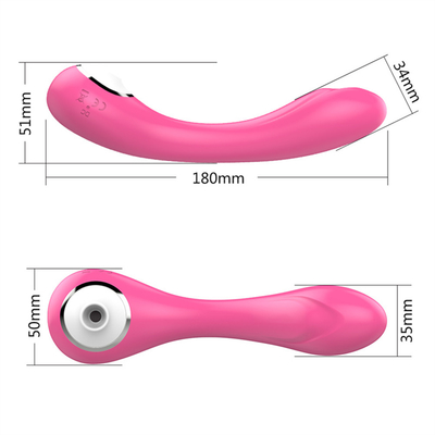 Stimolatore del clitoride a impulso d'aria Non-contact Clitorale Succionante Tecnologia d'onda di pressione Vibratore ricaricabile impermeabile per
