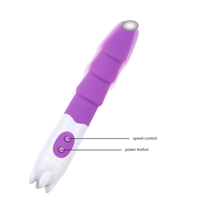 6 velocità vibratore di silicone sex toy con batteria di potenza di potenza dildo vibratore per donna