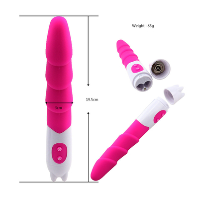 6 velocità vibratore di silicone sex toy con batteria di potenza di potenza dildo vibratore per donna