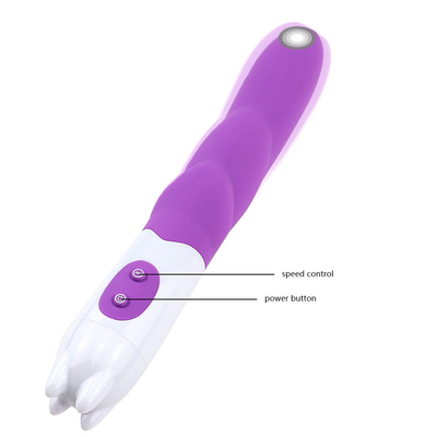 6 velocità vibratore di silicone sex toy con batteria di potenza di potenza dildo vibratore per donna