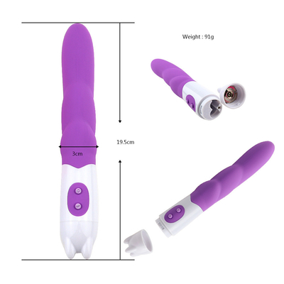 6 velocità vibratore di silicone sex toy con batteria di potenza di potenza dildo vibratore per donna
