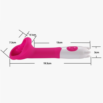 12 velocità Vibratore della lingua Stimulatore del clitoride Pompa vaginale Massaggio pennello