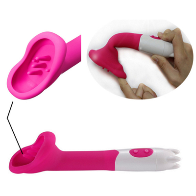 12 velocità Vibratore della lingua Stimulatore del clitoride Pompa vaginale Massaggio pennello