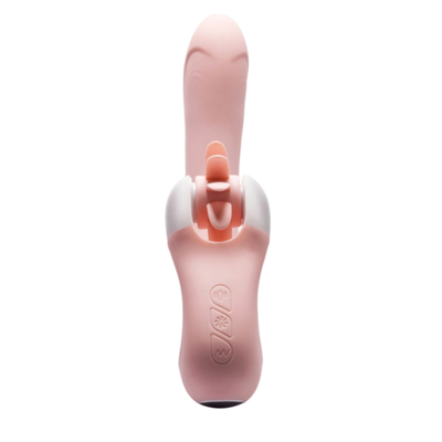 Vibratore per riscaldamento intelligente per clitoridi per le lingue per rotazione Vibratore per giocattoli sessuali per donne