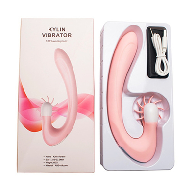 Vibratore per riscaldamento intelligente per clitoridi per le lingue per rotazione Vibratore per giocattoli sessuali per donne