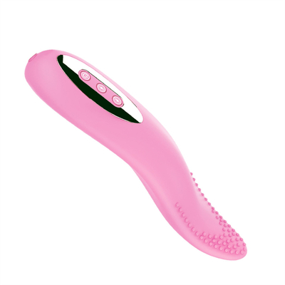 Masturbatore di vendita calda Vibratore di lingua rosa Lissare succhiare Vibratore di clitoride Succhiatore stimolante del clitoride