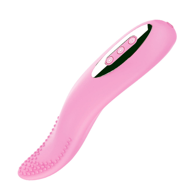 Masturbatore di vendita calda Vibratore di lingua rosa Lissare succhiare Vibratore di clitoride Succhiatore stimolante del clitoride