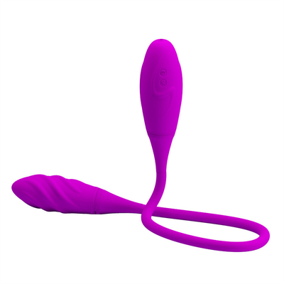 Vibratori anali doppi 6 Vibratori multi-velocità G-spot Uova Vibratore ricaricabile del clitoride per coppia