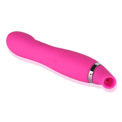 Vibratore per succhiare il clitoride, Vibratori di dildo per clitoride con aspirazione e vibrazione, Vibratore G per clitoride impermeabile