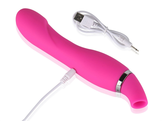 Vibratore per succhiare il clitoride, Vibratori di dildo per clitoride con aspirazione e vibrazione, Vibratore G per clitoride impermeabile