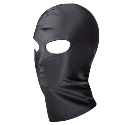 Giocattoli sexy bocca aperta occhio schiavitù festa maschera cosplay copricapo gioco per adulti per coppie uomo bdsm feticcio maschera cappuccio