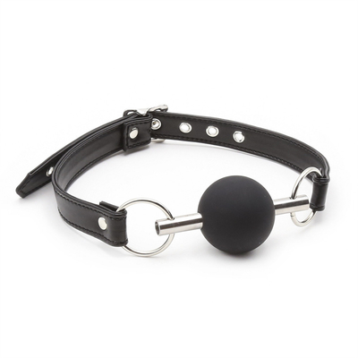 Silicone Soft Sex Toy Bdsm Bondage Plug Ball bocca aperta Gag