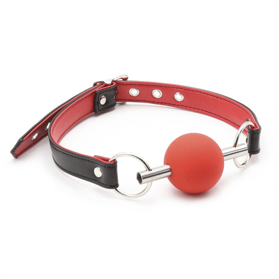 Silicone Soft Sex Toy Bdsm Bondage Plug Ball bocca aperta Gag