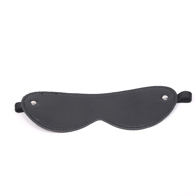 Prodotto erotico Sex Toy Bdsm Eyemask Bondage Pu Leather Sm Game Play Sexy Blindfold Per Uomini