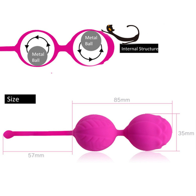 Terapia dello stress vaginale in silicone allenamento Kegel Ball Sex Toy per donna
