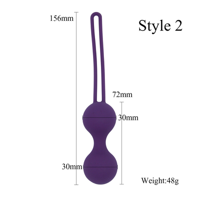 Terapia dello stress vaginale in silicone allenamento Kegel Ball Sex Toy per donna
