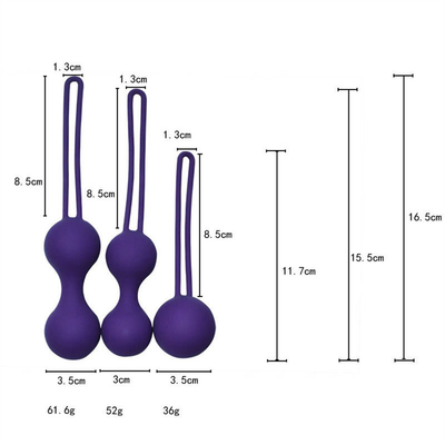 Terapia dello stress vaginale in silicone allenamento Kegel Ball Sex Toy per donna