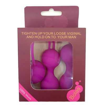 Terapia dello stress vaginale in silicone allenamento Kegel Ball Sex Toy per donna