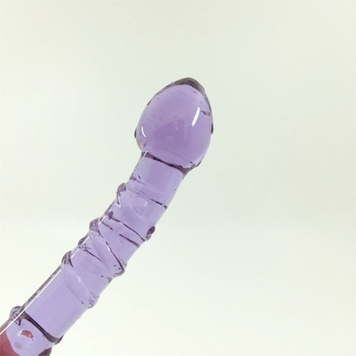 Doppio capo Butt Plug Anal Plug Butt Glass Butt Plug con design a vite interna Distribuito in tutto il mondo Dildos di vetro