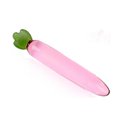 Pulizia anal plastica G-spot masturbazione clitoride melanzane di vetro dildo per donne
