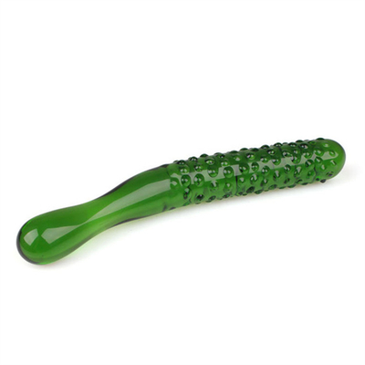 Pulizia anal plastica G-spot masturbazione clitoride melanzane di vetro dildo per donne