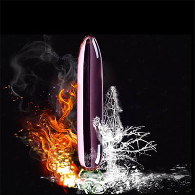 Pulizia anal plastica G-spot masturbazione clitoride melanzane di vetro dildo per donne