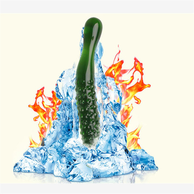 Pulizia anal plastica G-spot masturbazione clitoride melanzane di vetro dildo per donne