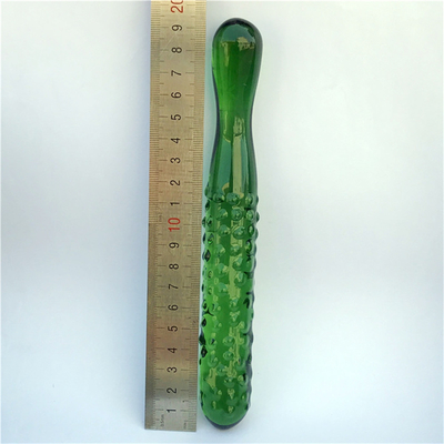 Pulizia anal plastica G-spot masturbazione clitoride melanzane di vetro dildo per donne