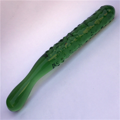 Pulizia anal plastica G-spot masturbazione clitoride melanzane di vetro dildo per donne