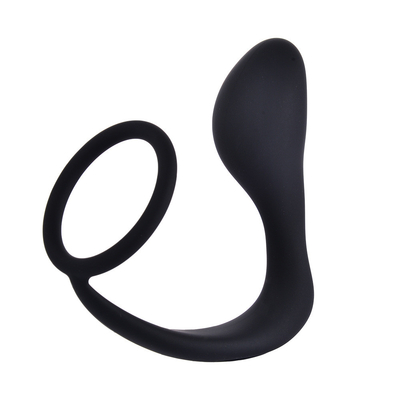 Masturbatore maschile di silicone Massaggio della prostata Stimolatore ritardo anello Orgasmo della prostata Per l'uomo