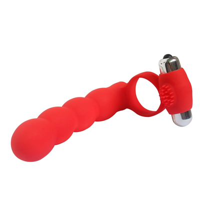 Anal Plug Scrotum Ring Drop Sex Toys Vibrating Tail Anus Plug Per Donne Connesso al Penis Anello Anale Butt Plug Bullet